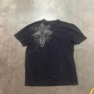 Vintage Y2K Marc ecko grunge‎ skater skull goth tee shirt